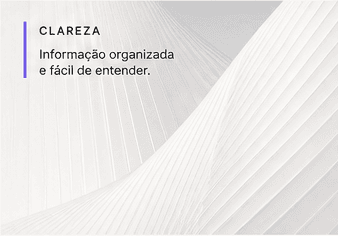 Ilustração de linhas claras e organizadas para representar clareza.