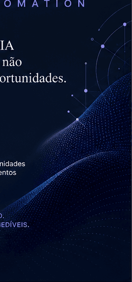 Rede digital em forma de onda, representando conexões entre contatos e oportunidades.
